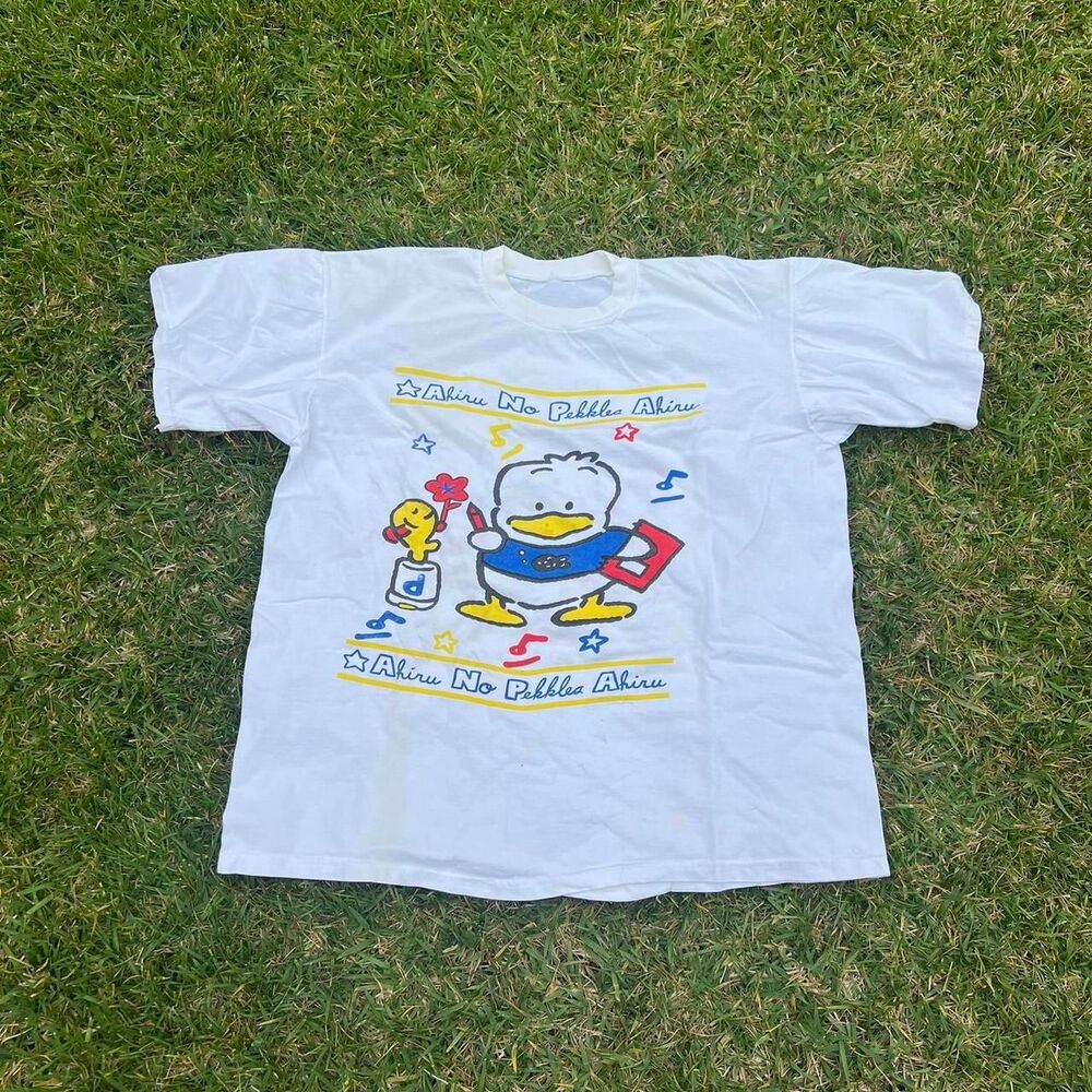 Ahiru No Pekkle Sanrio RARE 1990s single stitch tee Mens size XXL